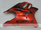 Verkleidungssatz für Einspritzermodelle, CBR600F3 97-98 - Orange, Schwarz - Werksstil #OYO87900079