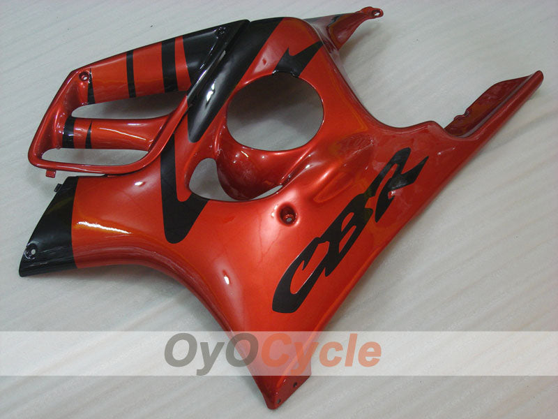 Verkleidungssatz für Einspritzermodelle, CBR600F3 97-98 - Orange, Schwarz - Werksstil #OYO87900079