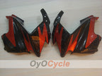 Verkleidungssatz für Einspritzermodelle, CBR600F3 97-98 - Orange, Schwarz - Werksstil #OYO87900079