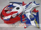 Verkleidungssatz für Einspritzermodelle, CBR600F3 97-98 - Blau, Weiß - Werksstil #OYO87900081
