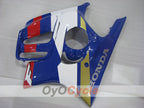 Verkleidungssatz für Einspritzermodelle, CBR600F3 97-98 - Blau, Weiß - Werksstil #OYO87900081