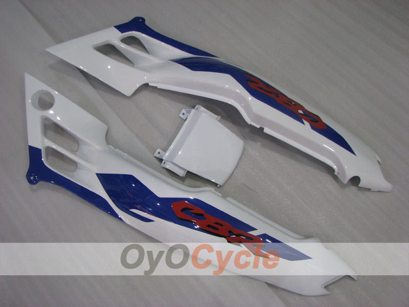 Verkleidungssatz für Einspritzermodelle, CBR600F3 97-98 - Blau, Weiß - Werksstil #OYO87900081