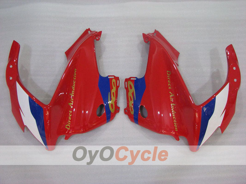 Verkleidungssatz für Einspritzermodelle, CBR600F3 97-98 - Blau, Weiß - Werksstil #OYO87900081