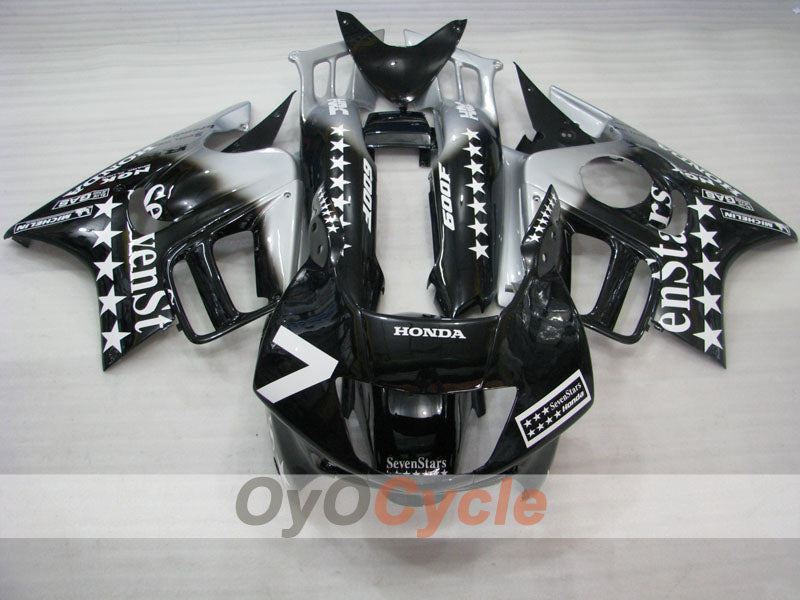Verkleidungssatz für Einspritzermodelle der CBR600F3 97-98 - Schwarz, Grau - SevenStars #OYO87900102 Zweitbild