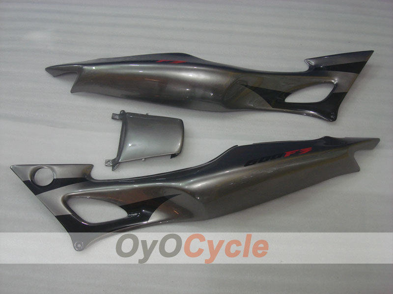 Verkleidungssatz für Einspritzermodelle, CBR600F3 97-98 - Rot, Schwarz - Werksstil #OYO87900084
