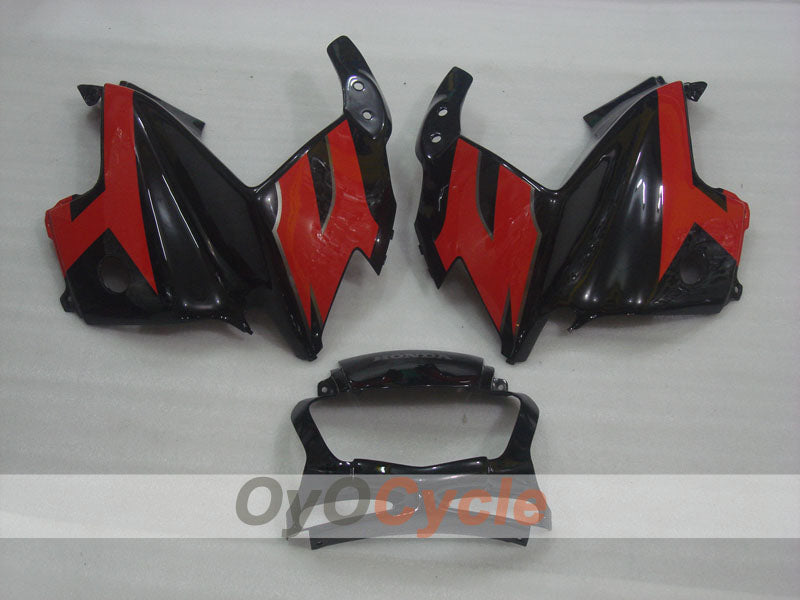 Verkleidungssatz für Einspritzermodelle, CBR600F3 97-98 - Rot, Schwarz - Werksstil #OYO87900084