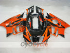 Verkleidungssatz für Einspritzmodelle der CBR600F3, 97-98 - Orange, Schwarz - Werksstil #OYO87900091