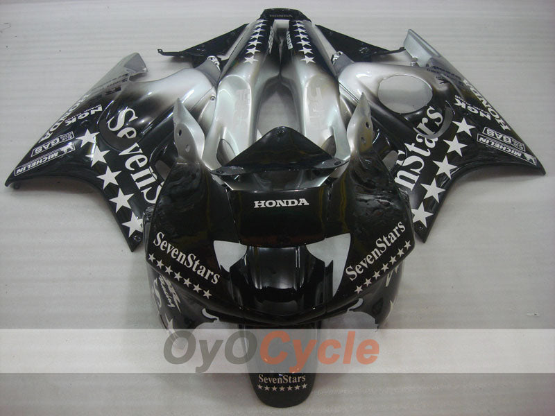 Verkleidungssatz für Einspritzung für 97-98 CBR600F3 - Schwarz, Grau - SevenStars #OYO87904819 Zweitbild