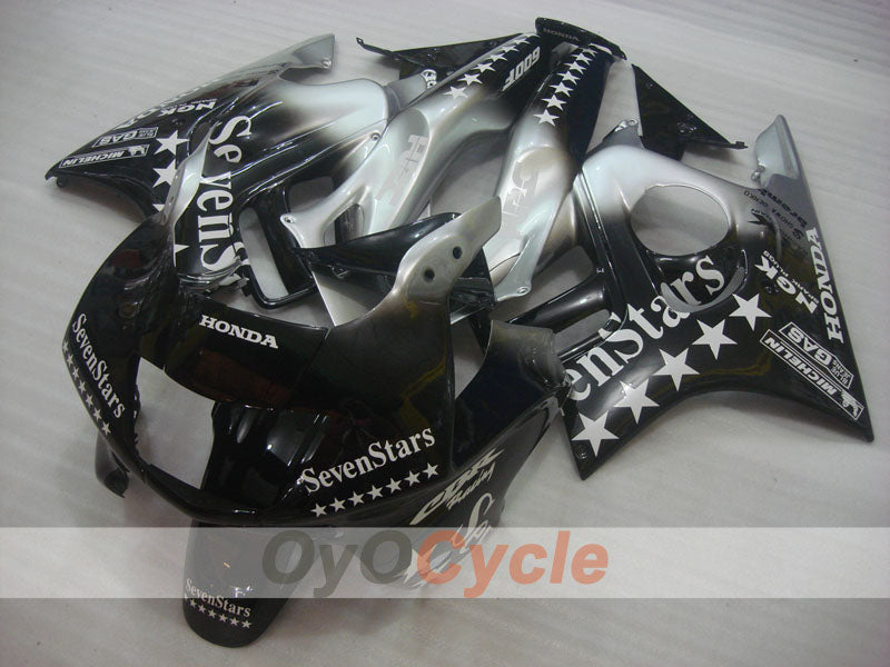 Verkleidungssatz für Einspritzung für 95-96 CBR600F3 - Schwarz, Silber - SevenStars #OYO87904797 Zweitbild