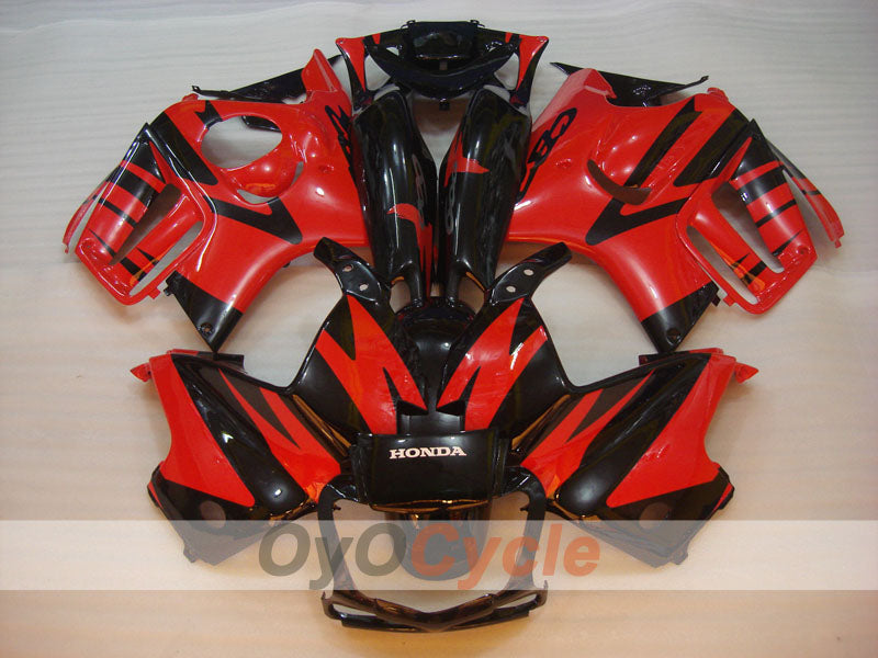 Verkleidungssatz für Einspritzung für 95-96 CBR600F3 - Rot, Schwarz - Serienausführung #OYO87904798 Zweitbild