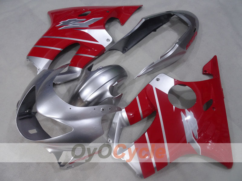Verkleidungssatz für Einspritzung für 99-00 CBR600F4 - Rot, Silber - Serienausführung #OYO87904821 Hauptbild