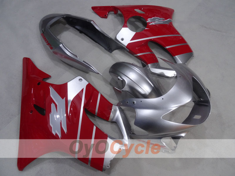 Verkleidungssatz für Einspritzung für 99-00 CBR600F4 - Rot, Silber - Serienausführung #OYO87904821 Zweitbild