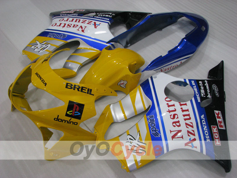 Einspritzverkleidungs-Kit für CBR600F4 99-00 - Gelb, Weiß, Schwarz - Nastro Azzurro #OYO87904823 Hauptbild