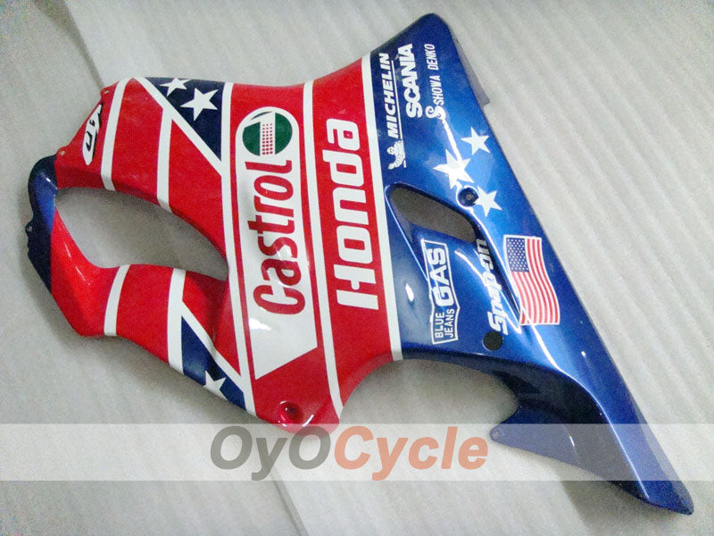 Linke und rechte Seitenverkleidung für Honda 99-00 CBR600F4 #OYO87907975