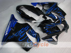 Verkleidungssatz für Einspritzermodelle der CBR600F4 99-00 - Blau, Schwarz - Flame #OYO87900111