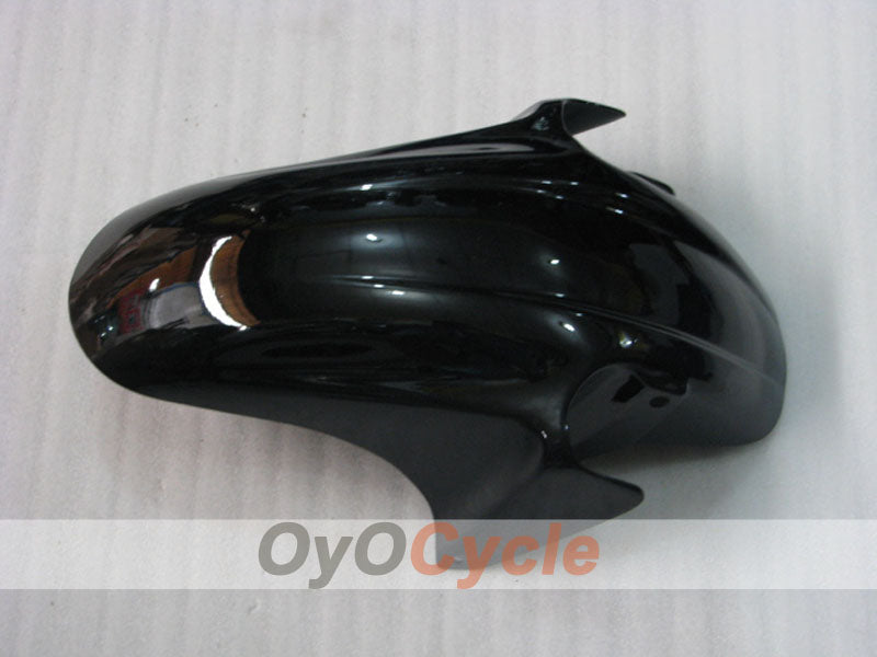 Verkleidungssatz für Einspritzermodelle der CBR600F4 99-00 - Blau, Schwarz - Flame #OYO87900111