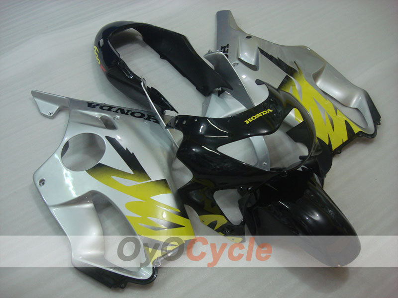 Verkleidungssatz für Einspritzmodelle 99-00 CBR600F4 - Schwarz, Silber - Werksstil #OYO87900119 Hauptbild