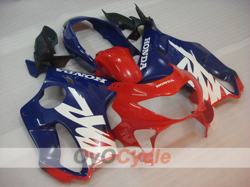 Verkleidungssatz für Einspritzmodelle 99-00 CBR600F4 - Rot, Blau - Werksstil #OYO87900122