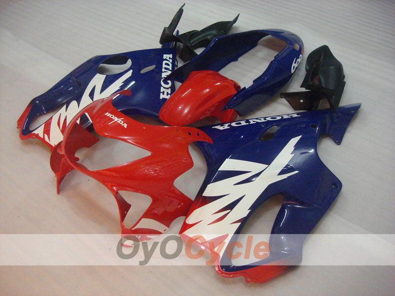Verkleidungssatz für Einspritzmodelle 99-00 CBR600F4 - Rot, Blau - Werksstil #OYO87900122 Zweitbild