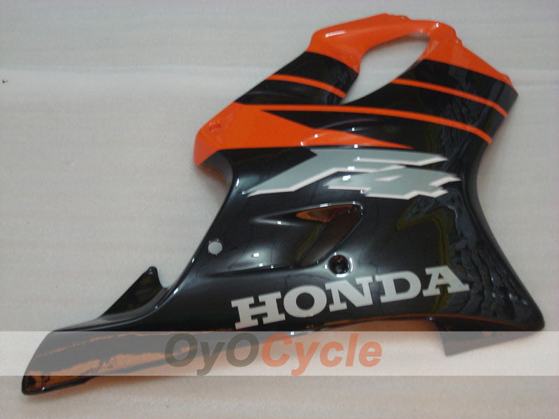 Verkleidungssatz für Einspritzmodelle 99-00 CBR600F4 - Orange, Schwarz - Werksstil #OYO87900124