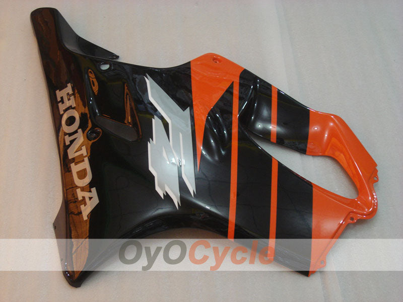Verkleidungssatz für Einspritzmodelle 99-00 CBR600F4 - Orange, Schwarz - Werksstil #OYO87900124