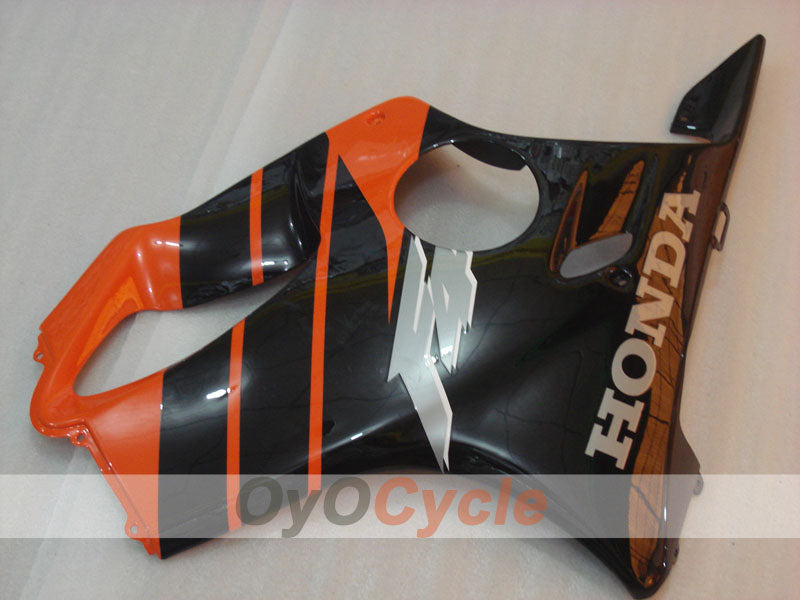 Verkleidungssatz für Einspritzmodelle 99-00 CBR600F4 - Orange, Schwarz - Werksstil #OYO87900124