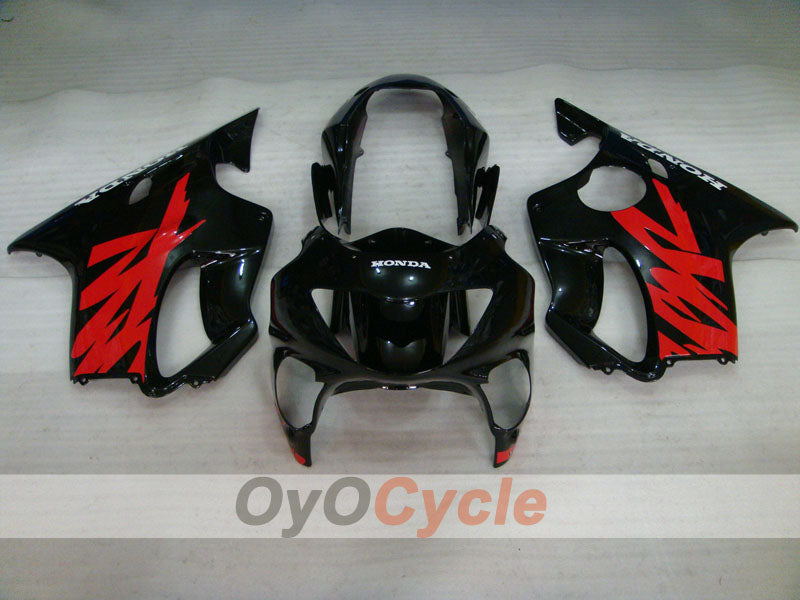 Einspritz-Verkleidungssatz für CBR600F4 99-00 - Schwarz - Werksdesign #OYO87900125