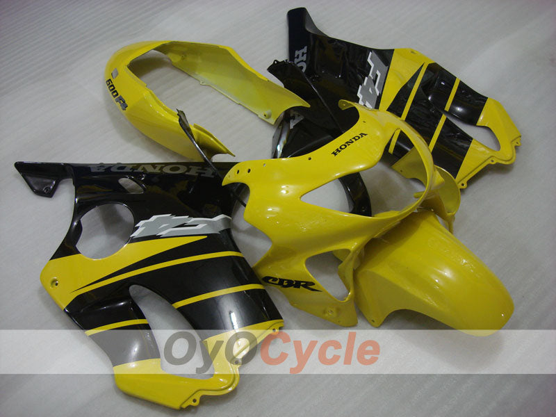 Einspritz-Verkleidungssatz für CBR600F4 99-00 - Gelb, Schwarz - Werksdesign #OYO87900126 Hauptbild