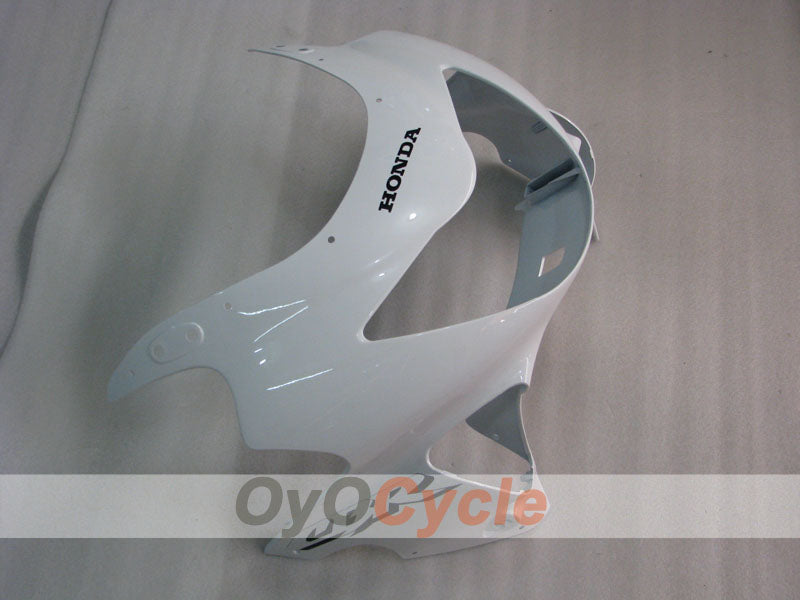 Einspritz-Verkleidungssatz für CBR600F4 99-00 - Weiß, Schwarz - Werksdesign #OYO87900129