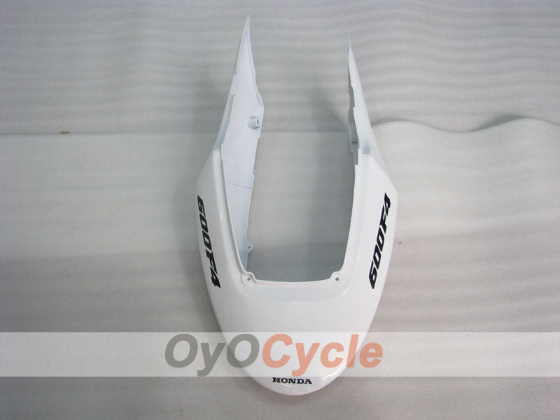 Einspritz-Verkleidungssatz für CBR600F4 99-00 - Weiß, Schwarz - Werksdesign #OYO87900129