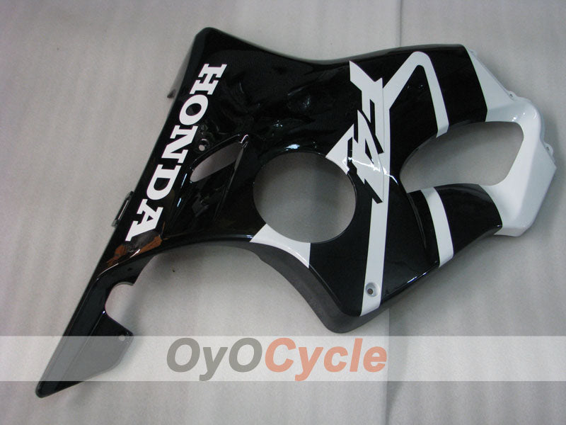 Einspritz-Verkleidungssatz für CBR600F4 99-00 - Weiß, Schwarz - Werksdesign #OYO87900129