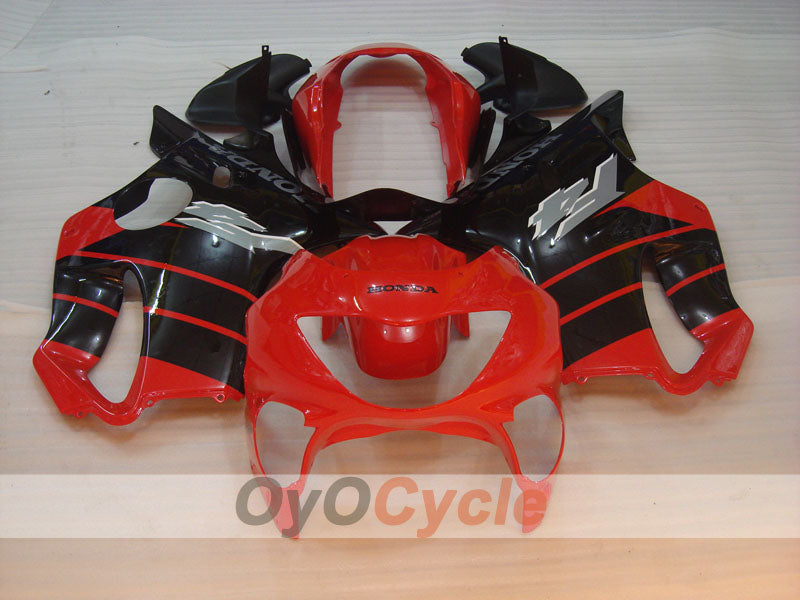 Einspritz-Verkleidungssatz für CBR600F4 99-00 - Rot, Schwarz - Werksdesign #OYO87900132 Zweitbild