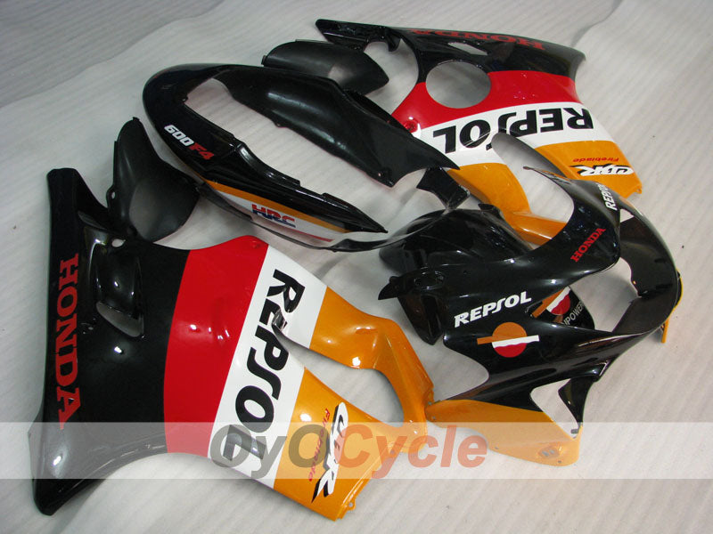 Einspritz-Verkleidungssatz für 99-00 CBR600F4 - Rot, Schwarz - Repsol #OYO87900140 Hauptbild