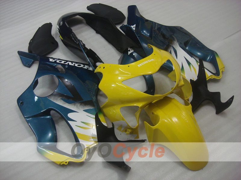 Einspritzverkleidungs-Kit für CBR600F4 99-00 - Gelb, Blau - Werksstil #OYO87904843 Hauptbild