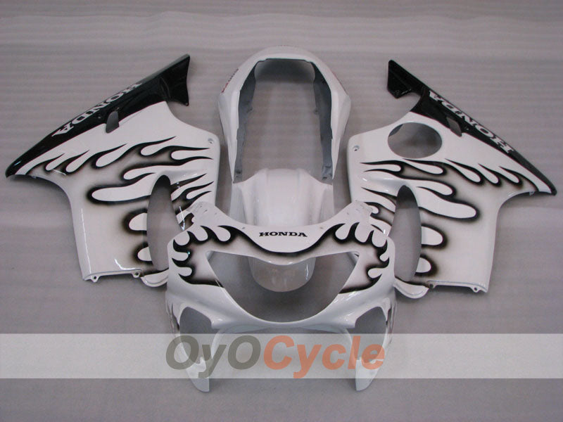 Einspritzverkleidungs-Kit für CBR600F4 99-00 - Weiß, Schwarz - individuell anpassbar #OYO87904845 Zweitbild