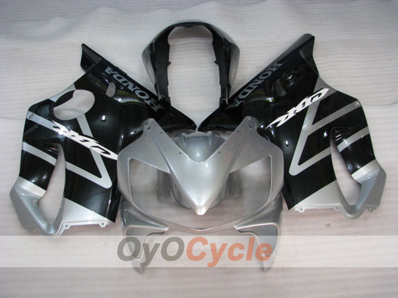Einspritz-Verkleidungssatz für CBR600F4i 04-07 - Schwarz, Silber - Werksdesign #OYO87904855 Zweitbild