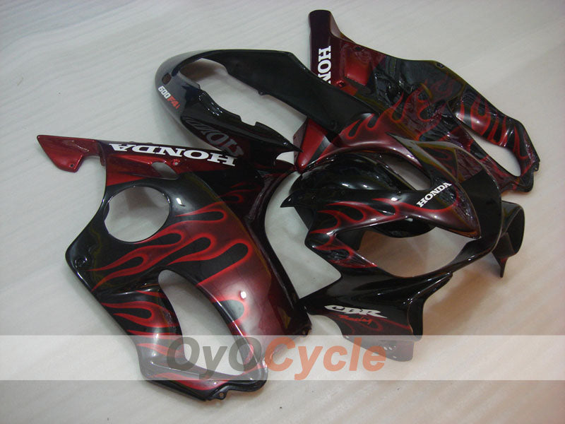 Einspritz-Verkleidungssatz für CBR600F4i 04-07 - Rot, Schwarz - Flamme #OYO87904857 Hauptbild
