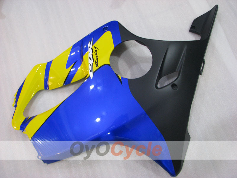 Einspritz-Verkleidungssatz für CBR600F4i 01-03 - Gelb, Blau, Schwarz - MICHELIN, Nastro Azzurro #OYO87904860