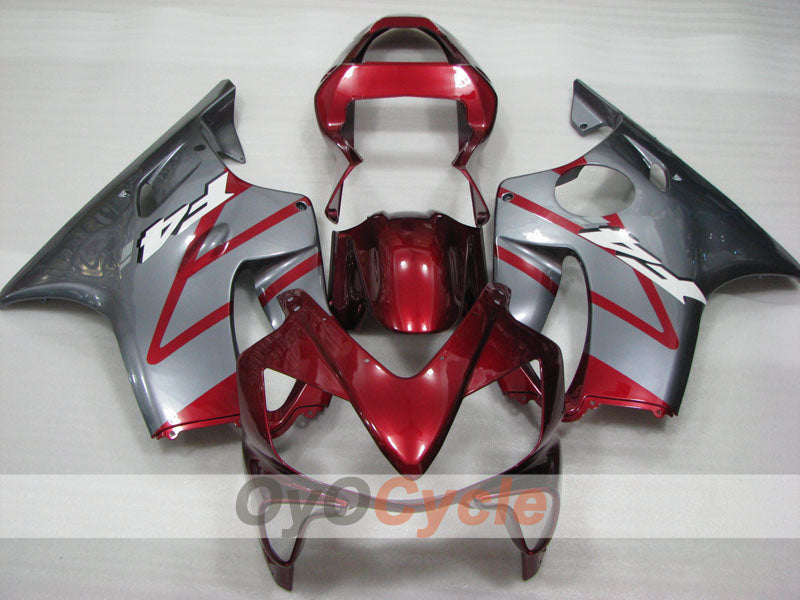 Einspritzverkleidungssatz für 01-03 CBR600F4i - Rot, Grau - Werksdesign #OYO87904865 Zweitbild