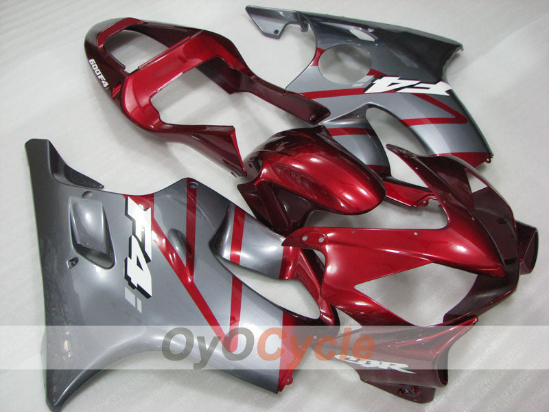 Einspritzverkleidungssatz für 01-03 CBR600F4i - Rot, Grau - Werksdesign #OYO87904865 Hauptbild