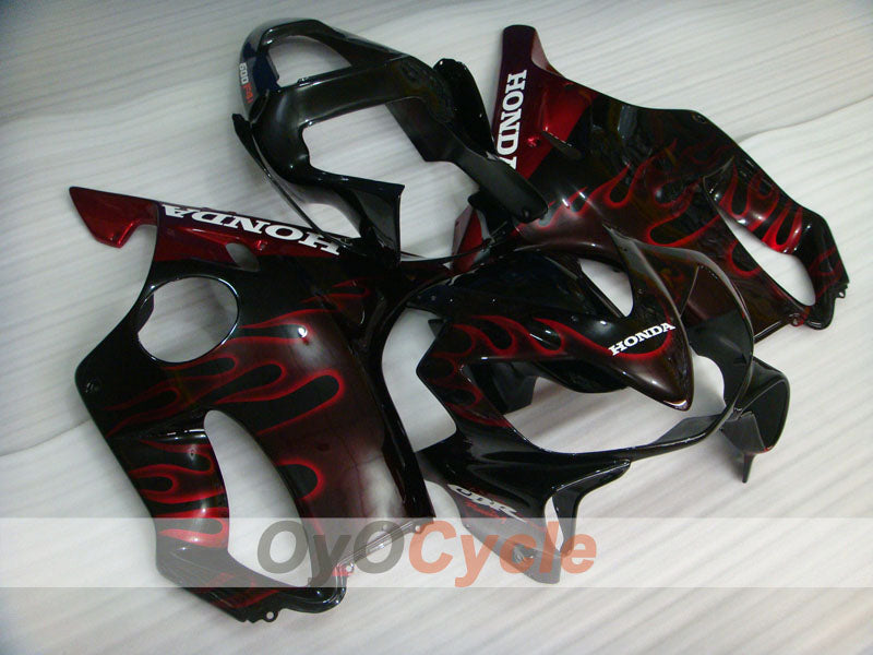 Einspritzverkleidungssatz für 01-03 CBR600F4i - Rot, Schwarz - MICHELIN, Rossi #OYO87904866 Hauptbild