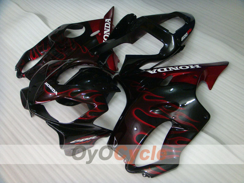 Einspritzverkleidungssatz für 01-03 CBR600F4i - Rot, Schwarz - MICHELIN, Rossi #OYO87904866 Zweitbild
