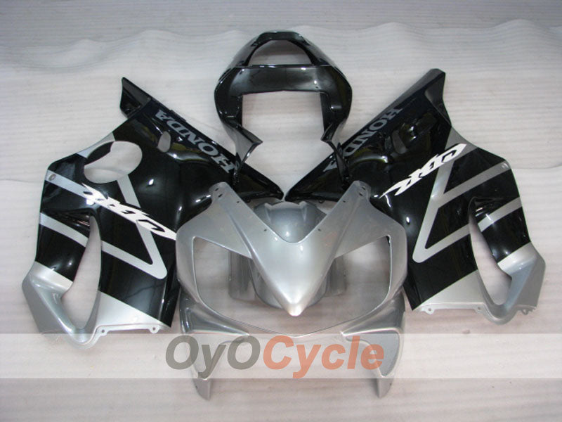 Einspritzverkleidungssatz für 01-03 CBR600F4i - Schwarz, Silber - Werksdesign #OYO87904868 Zweitbild