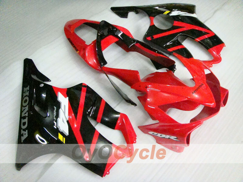 Einspritzverkleidungssatz für 01-03 CBR600F4i - Rot, Schwarz, Pink - Werksdesign #OYO87904869 Hauptbild