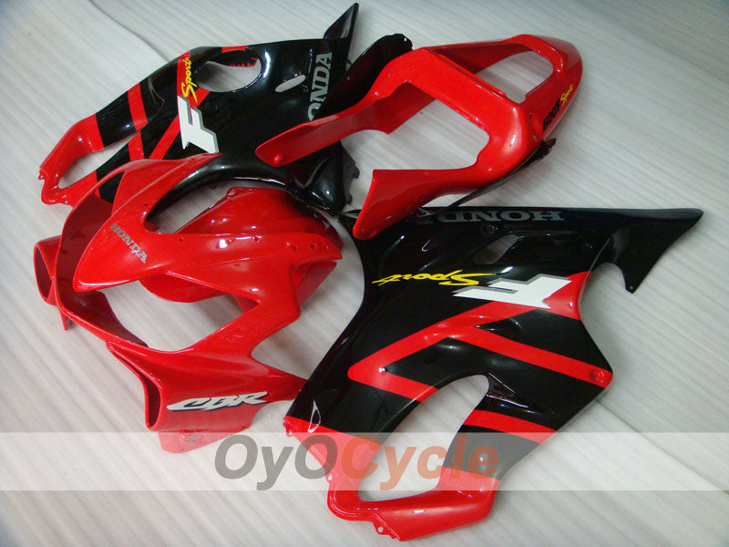 Einspritzverkleidungssatz für 01-03 CBR600F4i - Rot, Schwarz, Pink - Werksdesign #OYO87904870 Zweitbild