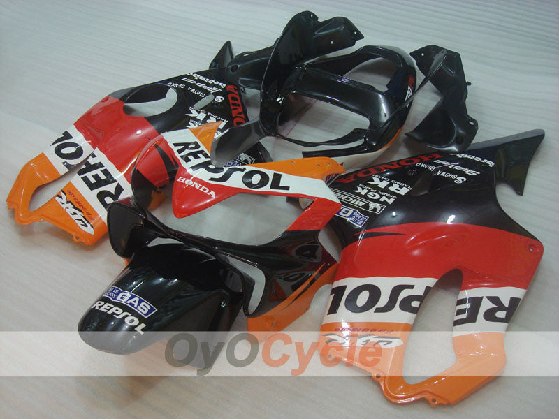 Einspritzverkleidungssatz für 01-03 CBR600F4i - Orange, Schwarz - MICHELIN, Repsol #OYO87904871 Hauptbild