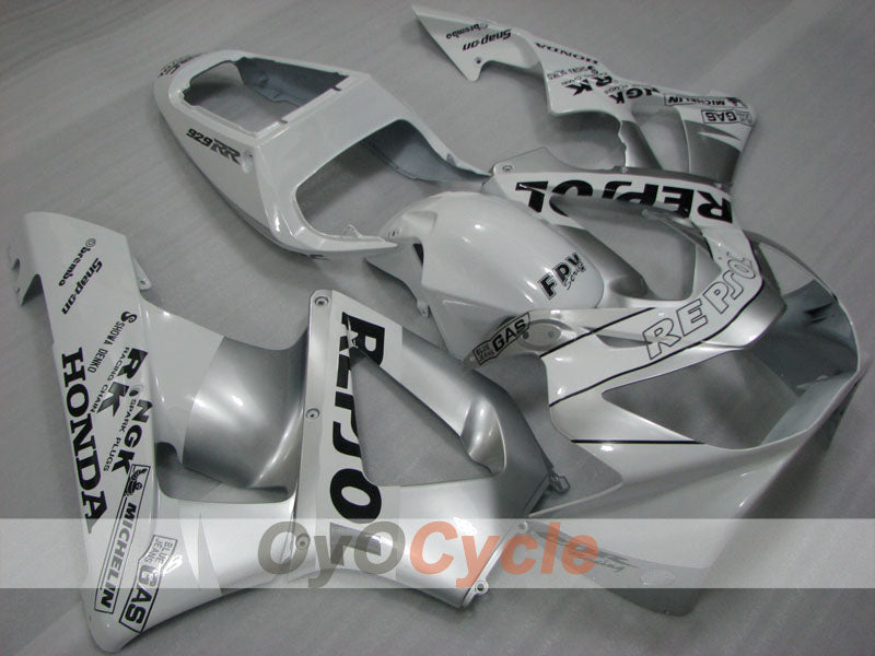 Einspritzverkleidungssatz für 00-01 CBR900RR 929 - Weiß - Werksdesign #OYO87904874 Hauptbild