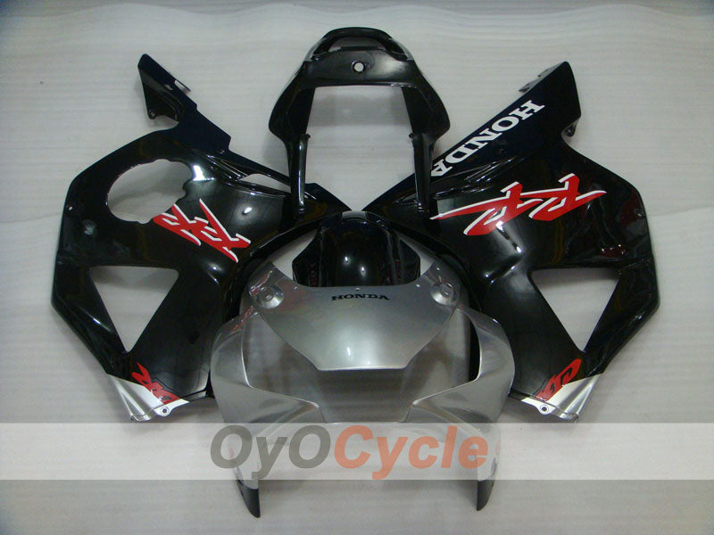 Einspritzverkleidungs-Set für CBR900RR 954, Baujahre 02-03 - Schwarz, Silber - Werksstil #OYO87904880 Zweitbild
