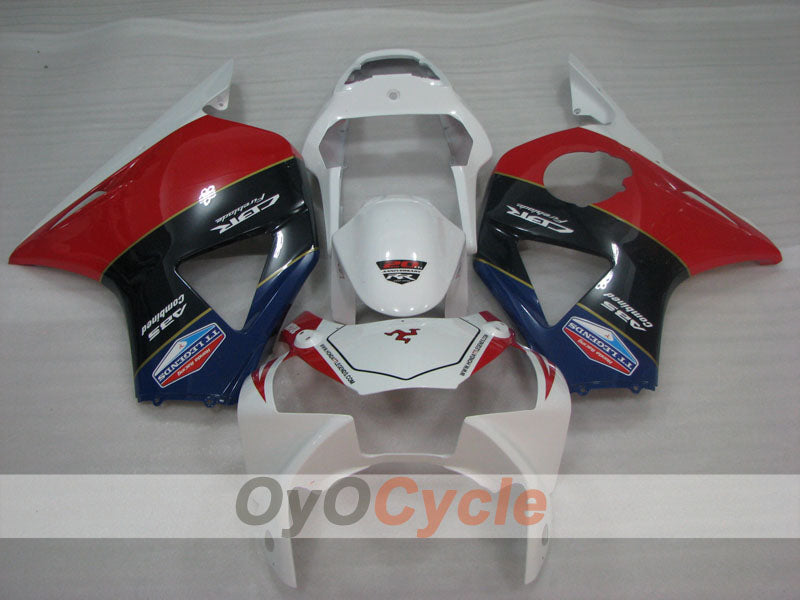 Einspritzverkleidungs-Set für CBR900RR 954, Baujahre 02-03 - Rot, Weiß, Schwarz - MOTUL #OYO87904882 Zweitbild