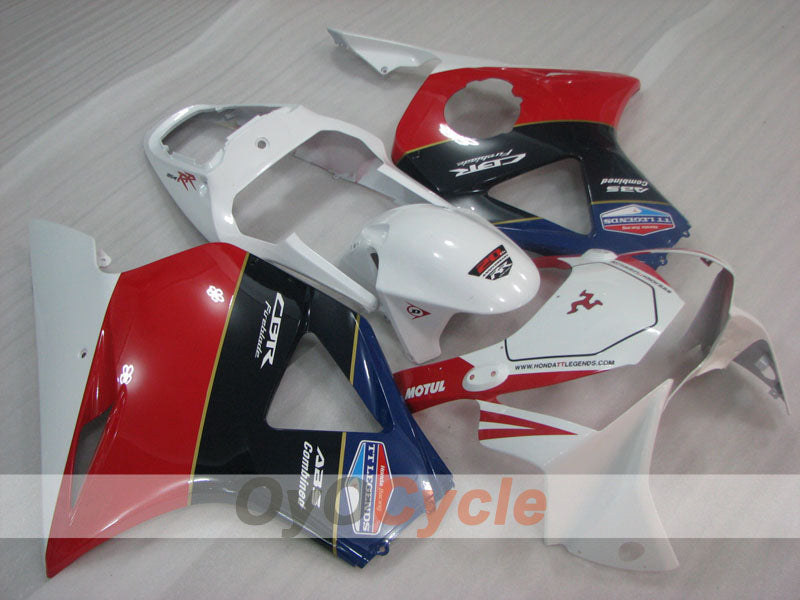 Einspritzverkleidungs-Set für CBR900RR 954, Baujahre 02-03 - Rot, Weiß, Schwarz - MOTUL #OYO87904882 Hauptbild